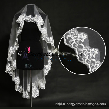 Vintage nuptiale perlée en paillettes voile voile de mariage voile perlée voile fait main fascinateur de cheveux de mariage